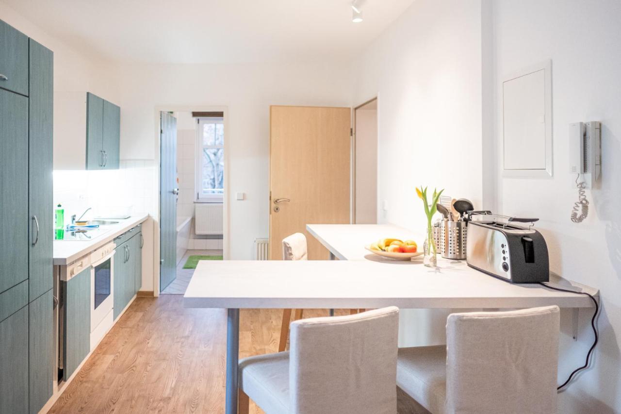 Helle Ferienwohnung Im Hinterhof Drezda Kültér fotó